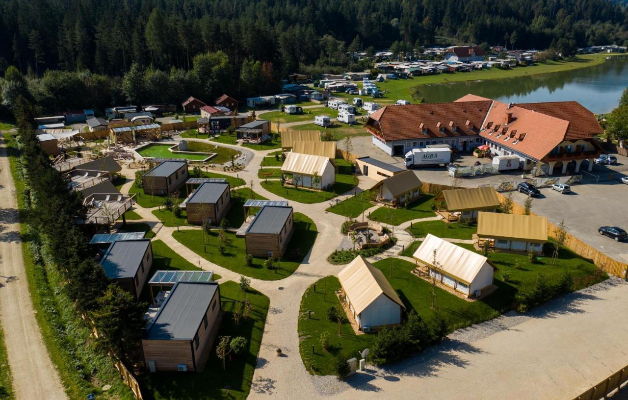 Hotel Lakeside Petzen Glamping Unterlibitsch Exteriér fotografie