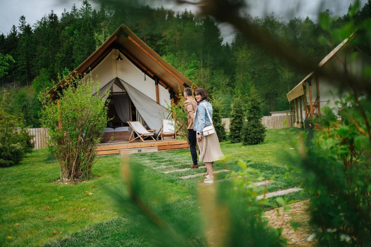 Hotel Lakeside Petzen Glamping Unterlibitsch Exteriér fotografie