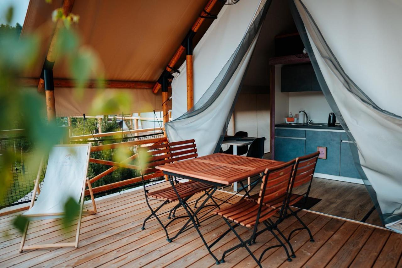 Hotel Lakeside Petzen Glamping Unterlibitsch Exteriér fotografie