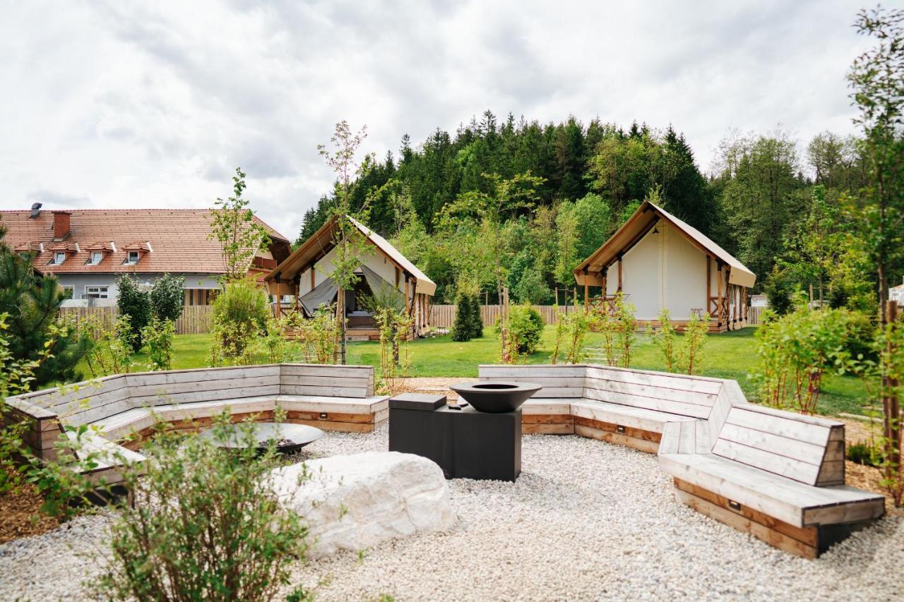 Hotel Lakeside Petzen Glamping Unterlibitsch Exteriér fotografie